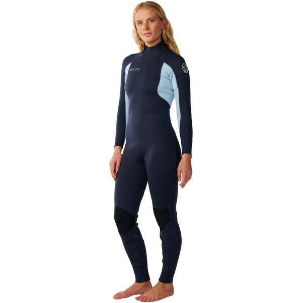 2026 Rip Curl Mujer Trad 4/3mm Back Zip Neopreno 177WFS - Navy